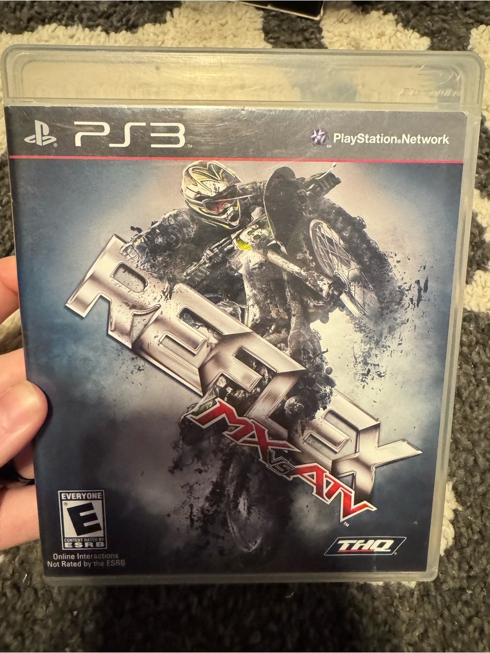 HQ PS3 MX vs ATV Reflex Racing Game with Blue Gray Artwork